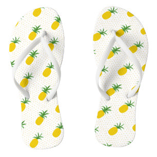 Goldene tropische Ananas Badesandalen