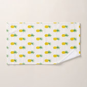 Goldene tropische Ananas Badhandtuch Set (Handtuch)
