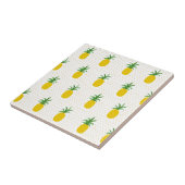 Goldene tropische Ananas Fliese (Seite)