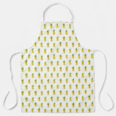 Goldene tropische Ananas Schürze (Vorderseite)