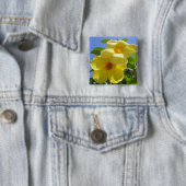 Goldene Trumpet-Blume I Button (Beispiel)