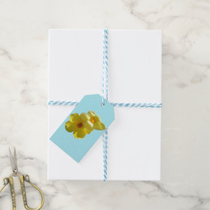 Goldene Trumpet-Blume I Geschenkanhänger
