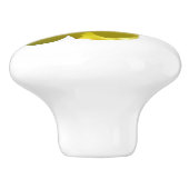 Goldene Trumpet-Blume I Keramikknauf (Seitenansicht)