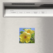 Goldene Trumpet-Blume I Magnet (In Situ (Geschirrspüler))