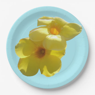 Goldene Trumpet-Blume I Pappteller
