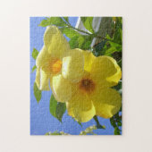 Goldene Trumpet-Blume I Puzzle (Vertikal)