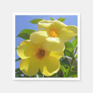 Goldene Trumpet-Blume I Serviette