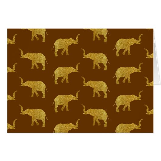 Goldene Trumpf-Elefanten (Vorderseite (Horizontal))