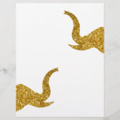 Goldene Trumpf-Elefanten (Vorderseite)