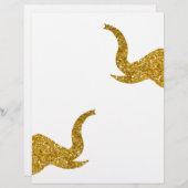 Goldene Trumpf-Elefanten (Vorne/Hinten)