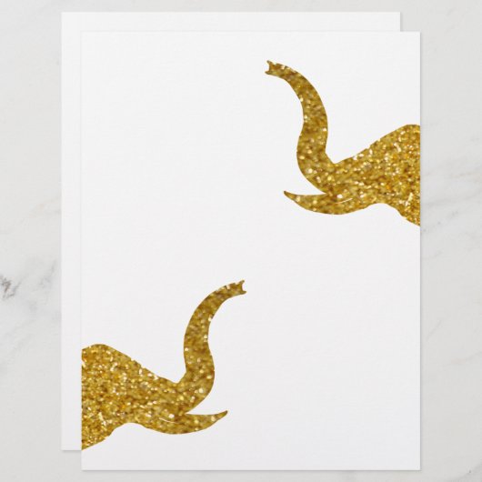 Goldene Trumpf-Elefanten (Vorne/Hinten)