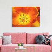 Goldene TulpenBlume Leinwanddruck (Insitu (Wohnzimmer))