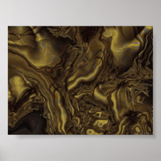 Goldene Turbulenzen Poster