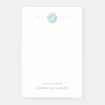 Goldene Typografie Blaue Wasserfarbe Monogramm Nam