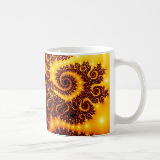 Goldene Überfluss-Tasse Kaffeetasse (Rechts)