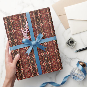Goldene Umarmung Valentinstag-Geschenkpapier Geschenkpapier