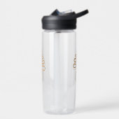 Goldene Unalome-Wasserflasche Trinkflasche (Links)