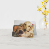 Goldene und goldene Blindkarte Karte (Gelbe Blume)