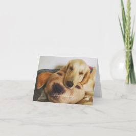 Goldene und goldene Blindkarte Karte