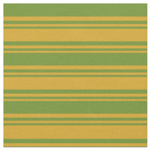 Goldene und grüne Linde/Streifenmuster Stoff