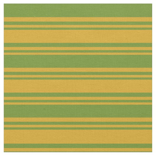 Goldene und grüne Linde/Streifenmuster Stoff (Nahaufnahme)