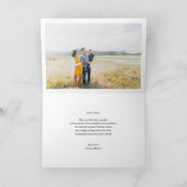 Goldene und grüne Schneeflocken Frohe Weihnachten (Innenseite)