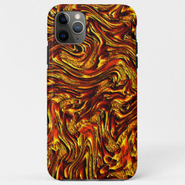 Goldene und lebhafte rote Textur Case-Mate iPhone Hülle