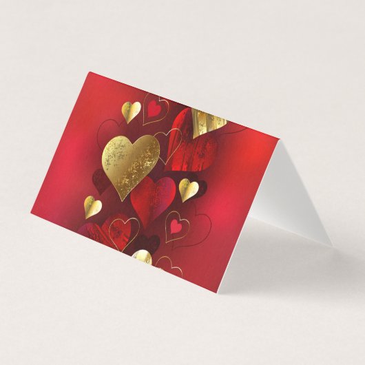 Goldene und rote Valentine (Vorderseite)