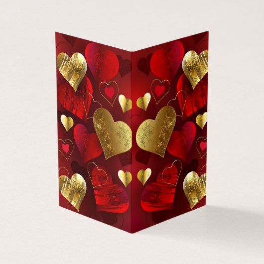 Goldene und rote Valentine (Vorderseite)