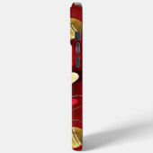 Goldene und rote Valentine Case-Mate iPhone Hülle (Rückseite / Links)