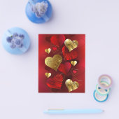 Goldene und rote Valentine Flyer (Einzeln)