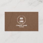 Goldene und schwarze Schlichte Visitenkarte (Rückseite)