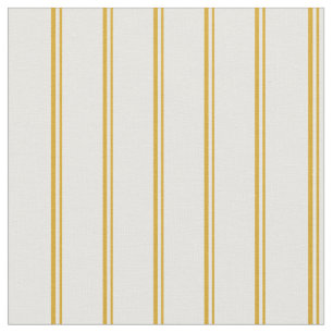 Goldene und weiße farbige Linien Stoff