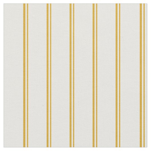 Goldene und weiße farbige Linien Stoff (Nahaufnahme)
