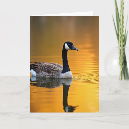 Goldene Vatertag Vogel Karte (Vorderseite)