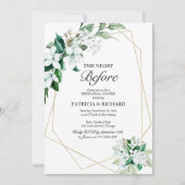 Goldene Vegetation Die Nacht vor der Probe Einladung (Vorderseite)