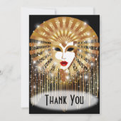 Goldene venezianische Kirche Santa Maria delle Gra Dankeskarte (Vorderseite)