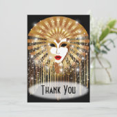 Goldene venezianische Kirche Santa Maria delle Gra Dankeskarte (Stehend Vorderseite)