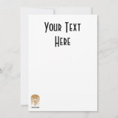 Goldene venezianische Kirche Santa Maria delle Gra Dankeskarte (Rückseite)