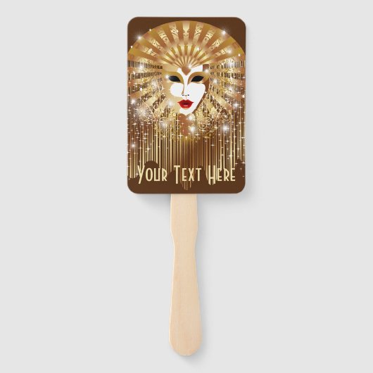 Goldene venezianische Kirche Santa Maria delle Gra Fächer (Rückseite)