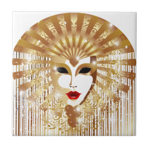 Goldene venezianische Kirche Santa Maria delle Gra Fliese