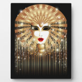 Goldene venezianische Kirche Santa Maria delle Gra Fotoplatte (Vorderseite)