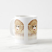 Goldene venezianische Kirche Santa Maria delle Gra Kaffeetasse (Vorderseite Links)