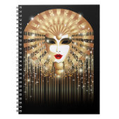 Goldene venezianische Kirche Santa Maria delle Gra Notizblock (Vorderseite)