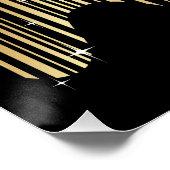 Goldene venezianische Kirche Santa Maria delle Gra Poster (Ecke)