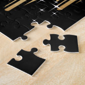 Goldene venezianische Kirche Santa Maria delle Gra Puzzle (Seite)