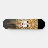 Goldene venezianische Kirche Santa Maria delle Gra Skateboard (Horizontal)