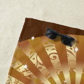 Goldene venezianische Kirche Santa Maria delle Gra Strandtuch (Beispiel)