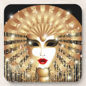 Goldene venezianische Kirche Santa Maria delle Gra Untersetzer (Vorderseite)