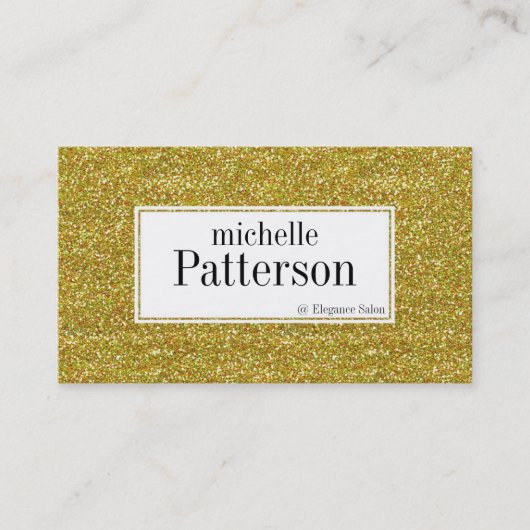 Goldene Verabredungs-Geschäfts-Karten des Terminkarte (Vorderseite)